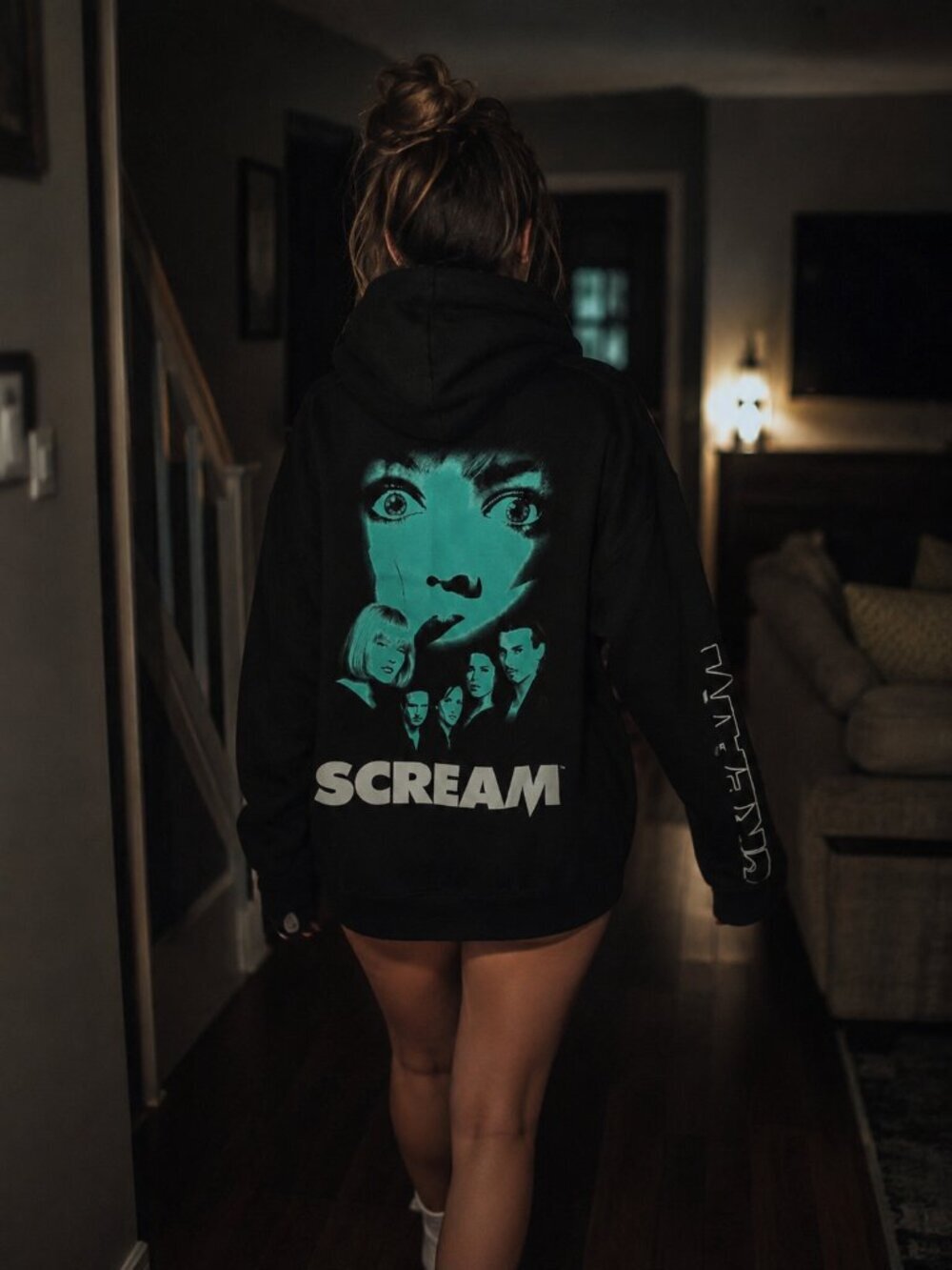 Ladies Scream Movie Hoodie (MEDIUM)